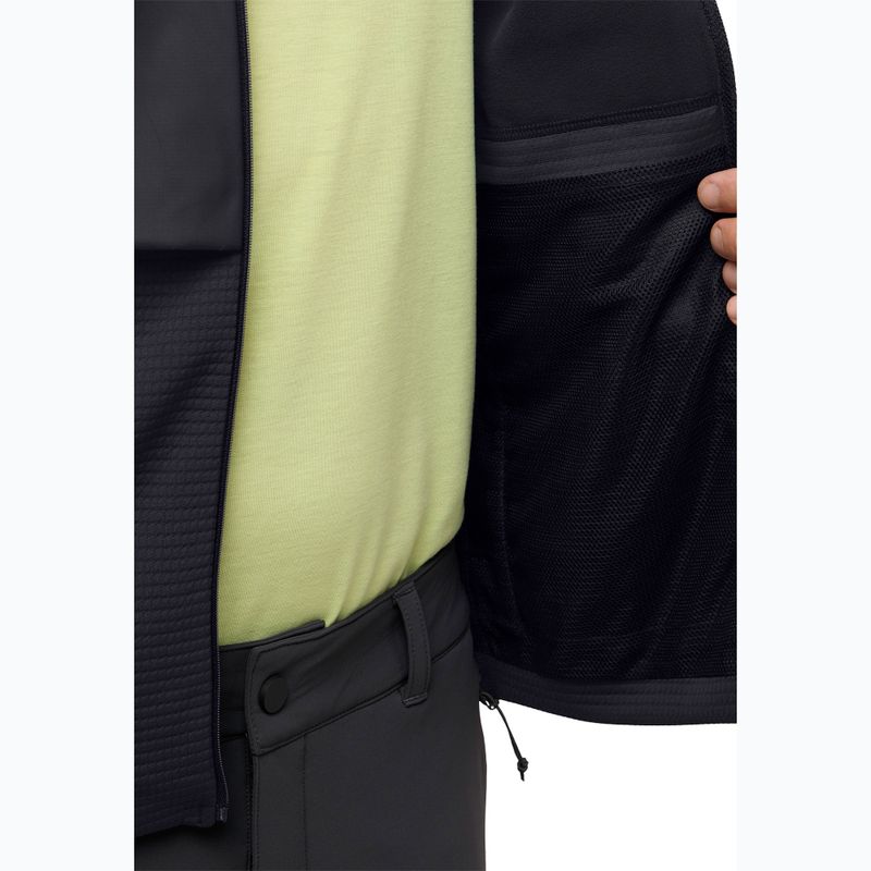 Jack Wolfskin férfi fleece pulóver Dormer fekete 4