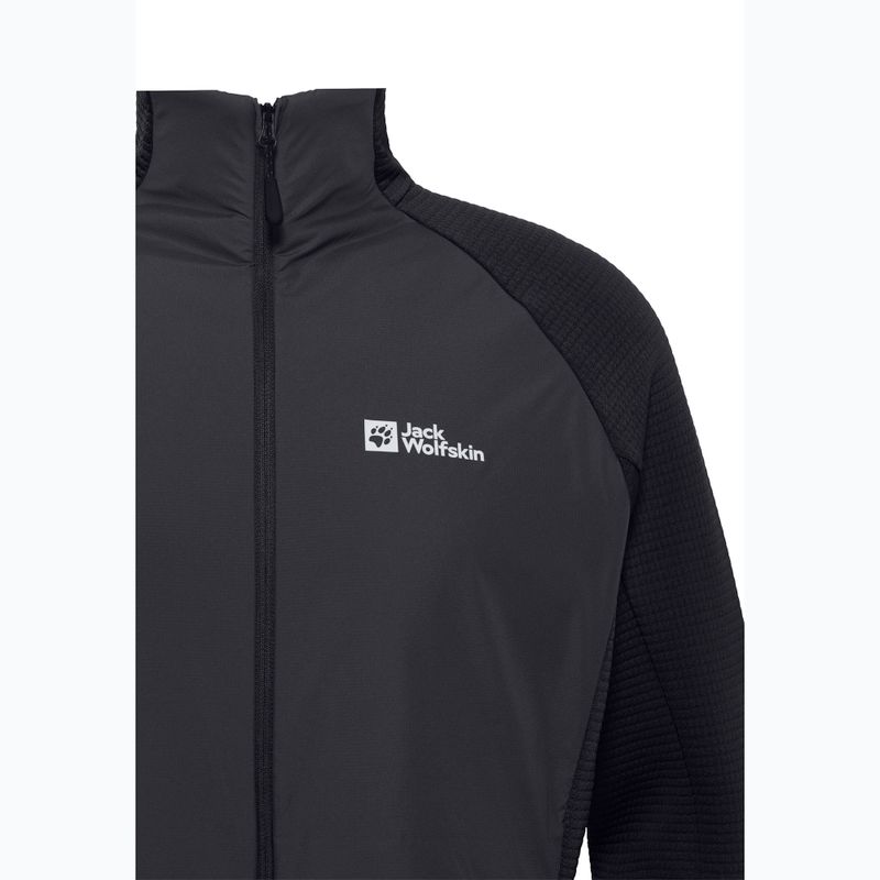 Jack Wolfskin férfi fleece pulóver Dormer fekete 7