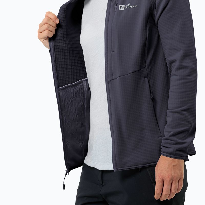 Jack Wolfskin női gyapjú kabát Kolbenberg Hooded Fz grafit 6