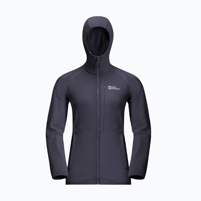 Jack Wolfskin női gyapjú kabát Kolbenberg Hooded Fz grafit 8