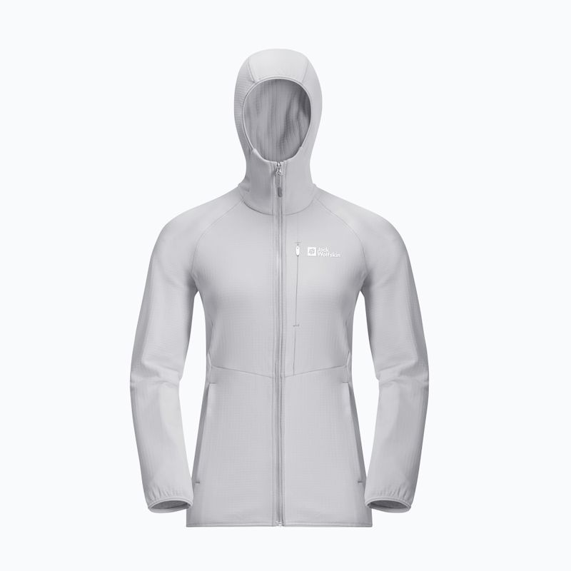 Jack Wolfskin női gyapjú kabát Kolbenberg Hooded Fz cool szürke 8