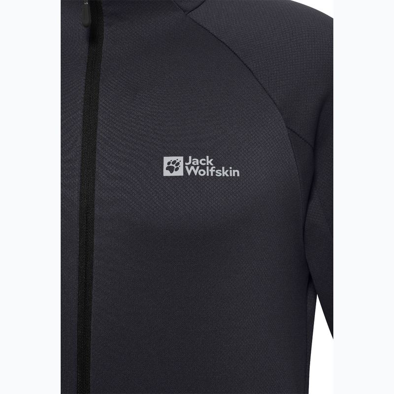 Jack Wolfskin férfi Alpgrat phantom fleece melegítőfelső 5