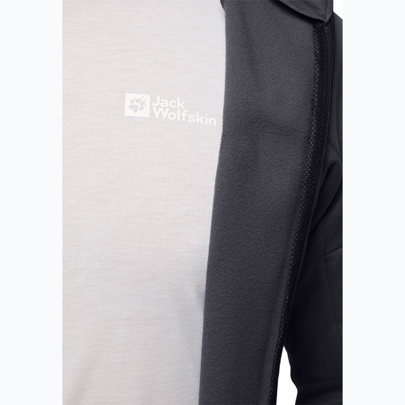Jack Wolfskin férfi Alpgrat phantom fleece melegítőfelső 6