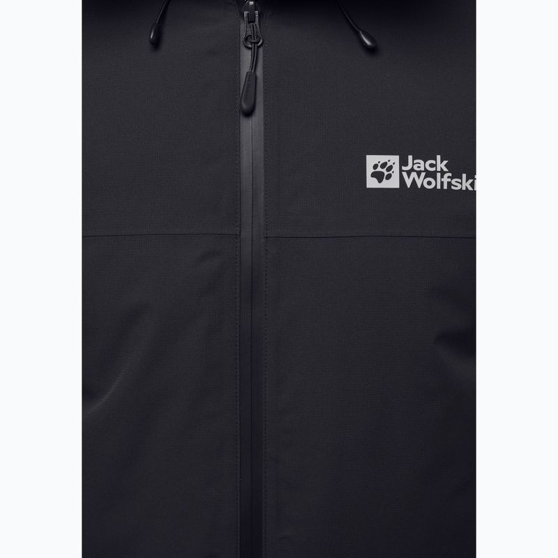 Jack Wolfskin Wisper Ins férfi pehelypaplan kabát fekete 5