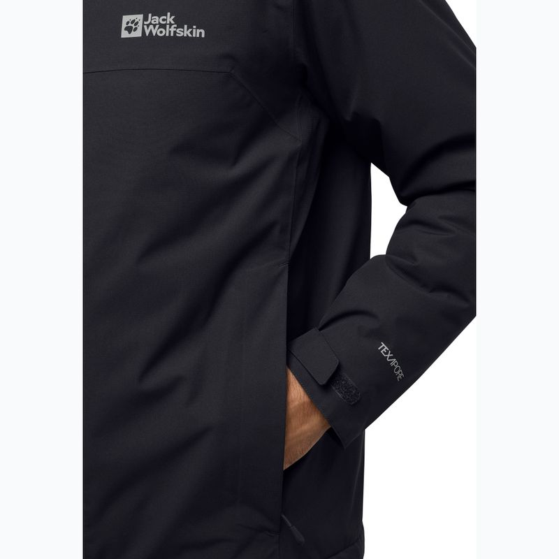 Jack Wolfskin Wisper Ins férfi pehelypaplan kabát fekete 6