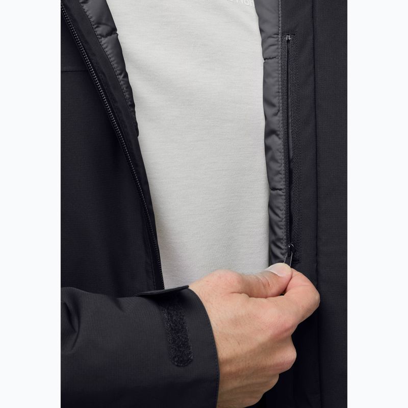 Jack Wolfskin Wisper Ins férfi pehelypaplan kabát fekete 8