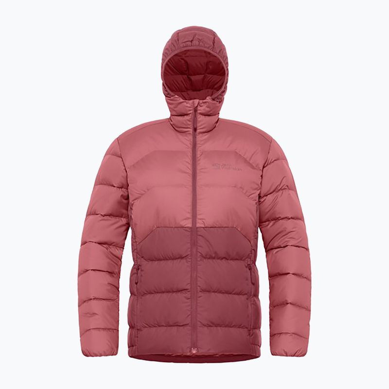 Jack Wolfskin női pehelykabát Ather Down Hoody piros okkersárga 10