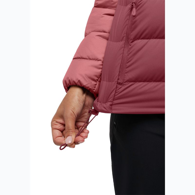 Jack Wolfskin női pehelykabát Ather Down Hoody piros okkersárga 7