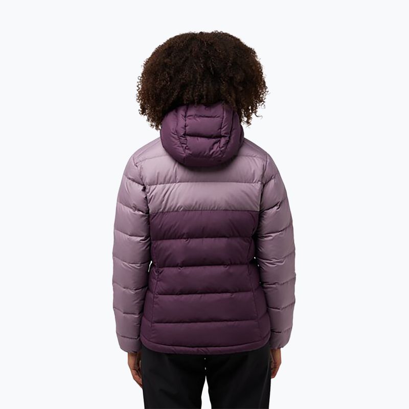 Jack Wolfskin női pehelykabát Ather Down Hoody midnight plum 2