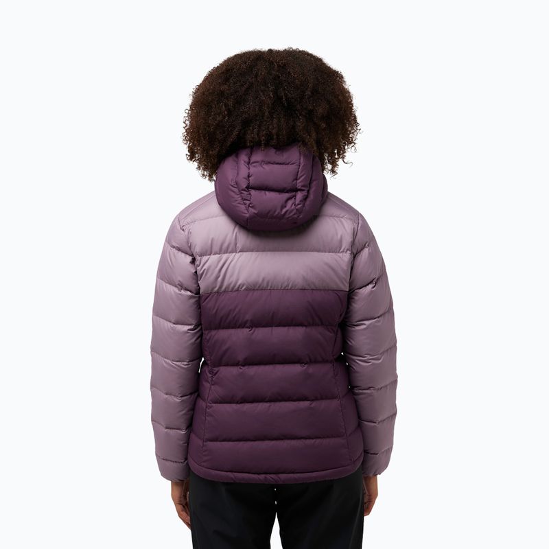 Jack Wolfskin női pehelykabát Ather Down Hoody midnight plum 2