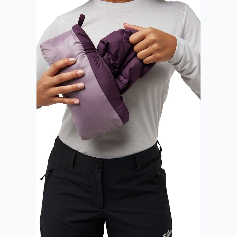 Jack Wolfskin női pehelykabát Ather Down Hoody midnight plum 9