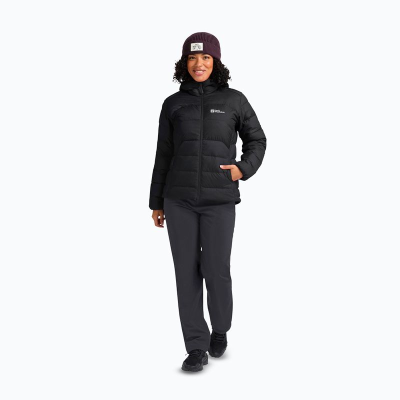 Jack Wolfskin női pehelypaplan Ather Down Hoody fekete 2
