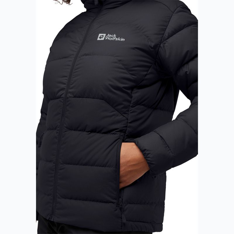 Jack Wolfskin női pehelypaplan Ather Down Hoody fekete 7