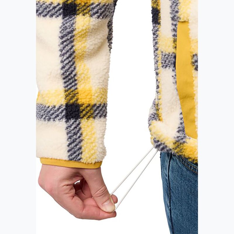 Jack Wolfskin férfi fleece pulóver Felslicht Check panna cotta 4