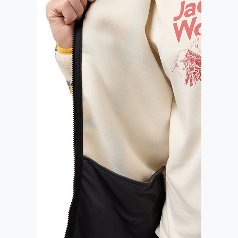 Jack Wolfskin férfi fleece pulóver Felslicht Check panna cotta 5