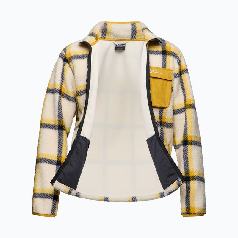 Jack Wolfskin férfi fleece pulóver Felslicht Check panna cotta 8