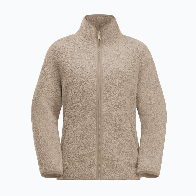 Jack Wolfskin női fleece pulóver High Curl anis 5