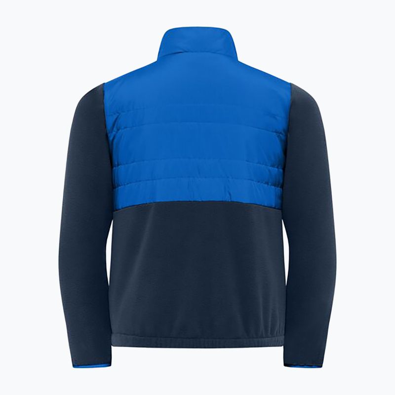 Jack Wolfskin Haldor Hybrid ropogós kobalt gyermek kabát 2