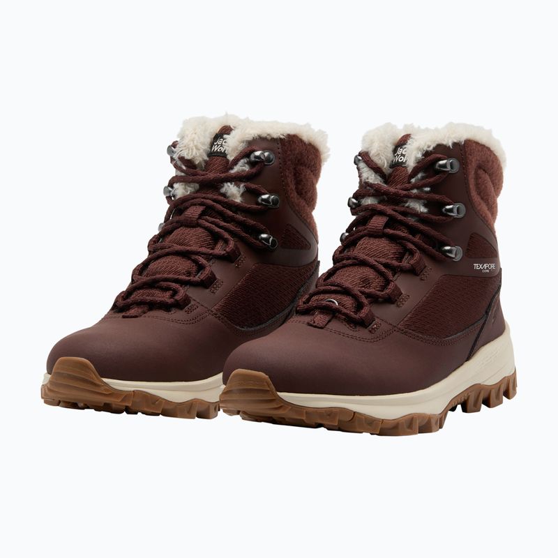 Női túrabakancs Jack Wolfskin Everquest Texapore High dark mahogany 10