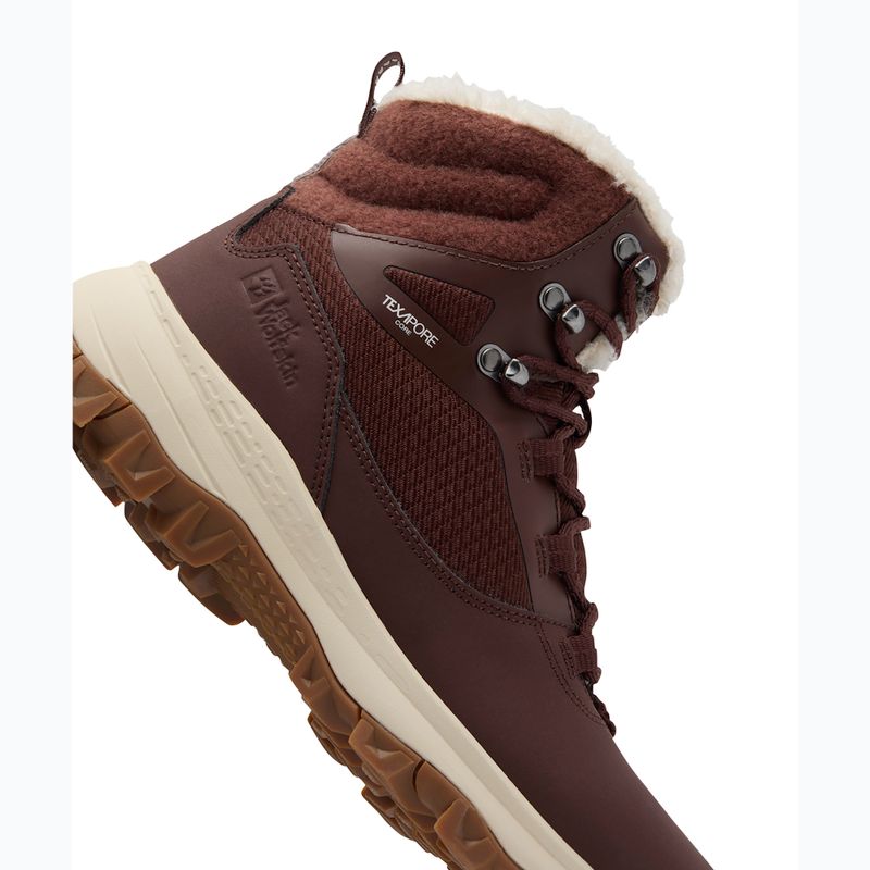 Női túrabakancs Jack Wolfskin Everquest Texapore High dark mahogany 14
