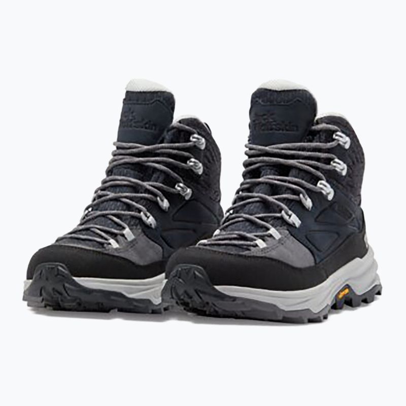 Jack Wolfskin női túrabakancs Cyrox Texapore Mid grafit 10