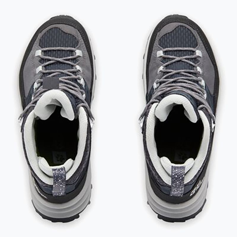 Jack Wolfskin női túrabakancs Cyrox Texapore Mid grafit 12