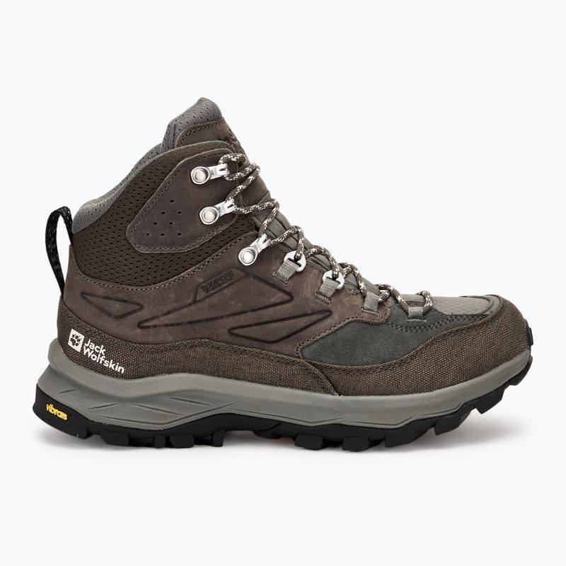 Jack Wolfskin férfi Cyrox Texapore Mid hideg kávé trekking csizma 2