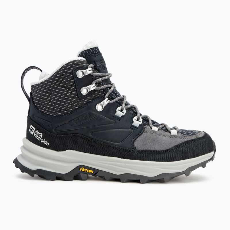Jack Wolfskin női túrabakancs Cyrox Texapore Mid grafit 2
