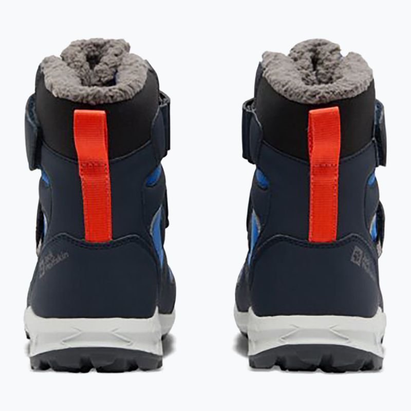 Gyerek hótaposó Jack Wolfskin Woodland WT Texapore High VC crisp cobalt 11