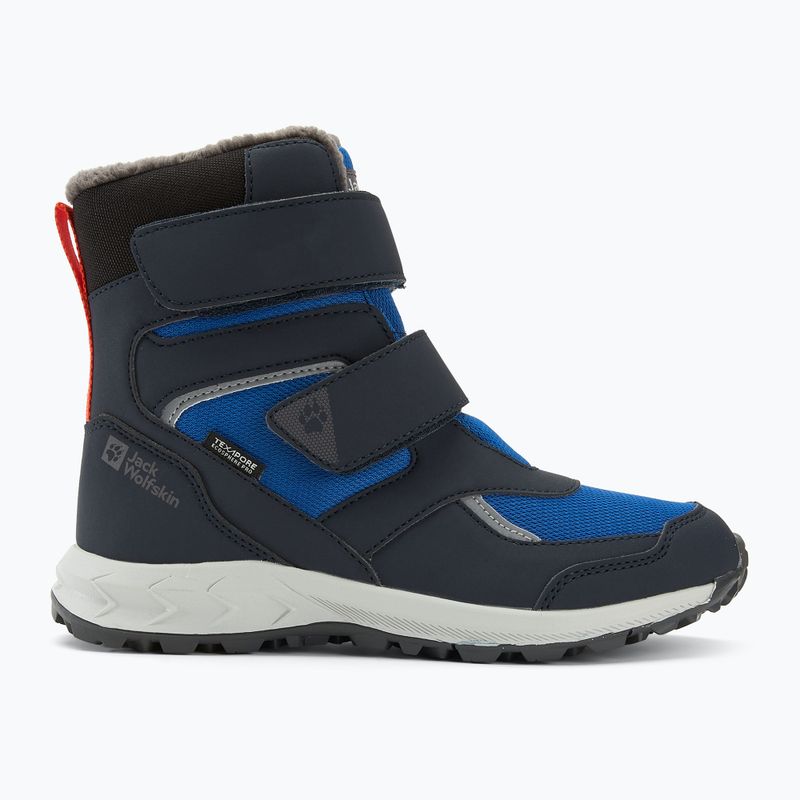 Gyerek hótaposó Jack Wolfskin Woodland WT Texapore High VC crisp cobalt 2