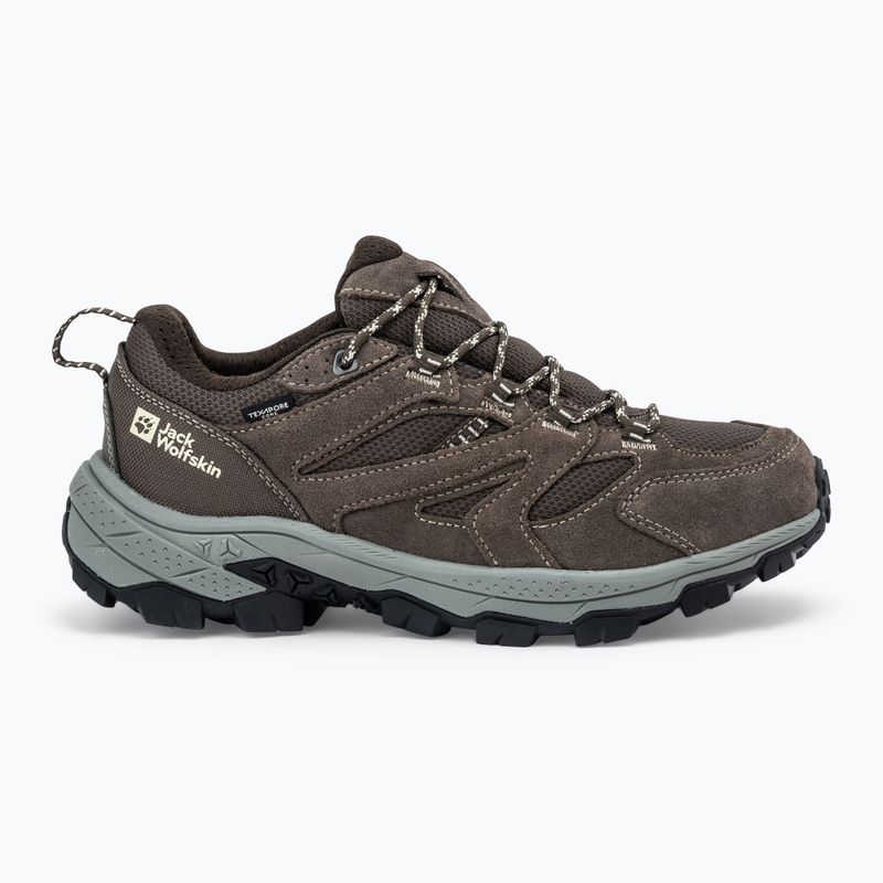 Jack Wolfskin Vojo Tour Texapore Low hideg kávé trekking bakancs 2