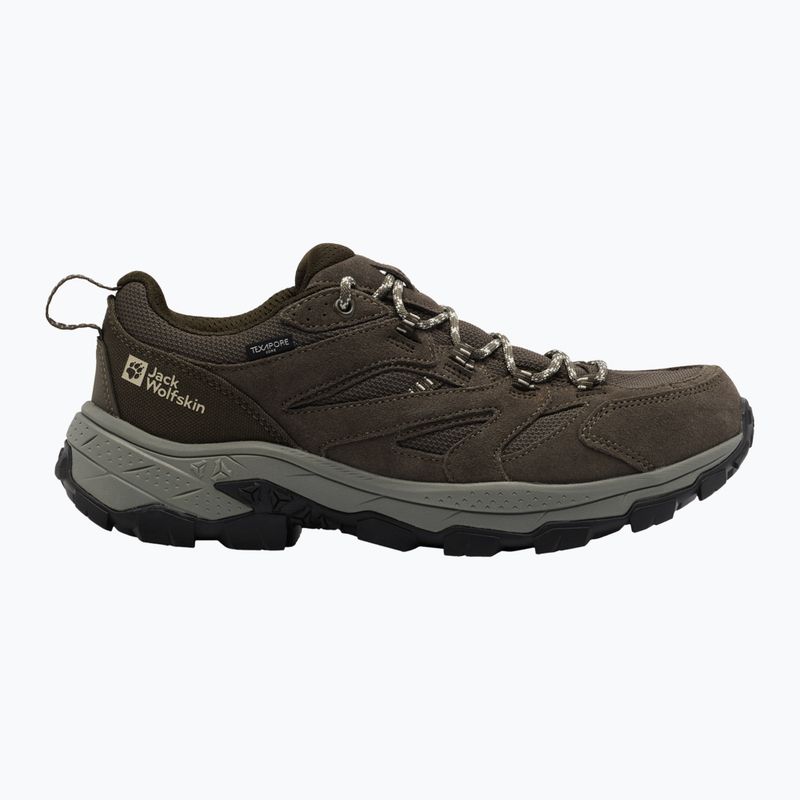 Jack Wolfskin Vojo Tour Texapore Low hideg kávé trekking bakancs 8