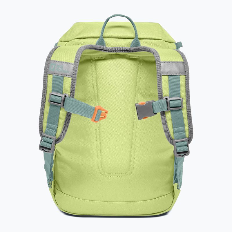 Jack Wolfskin Erlebnis 11 l hűvös matcha gyermek városi hátizsák 2