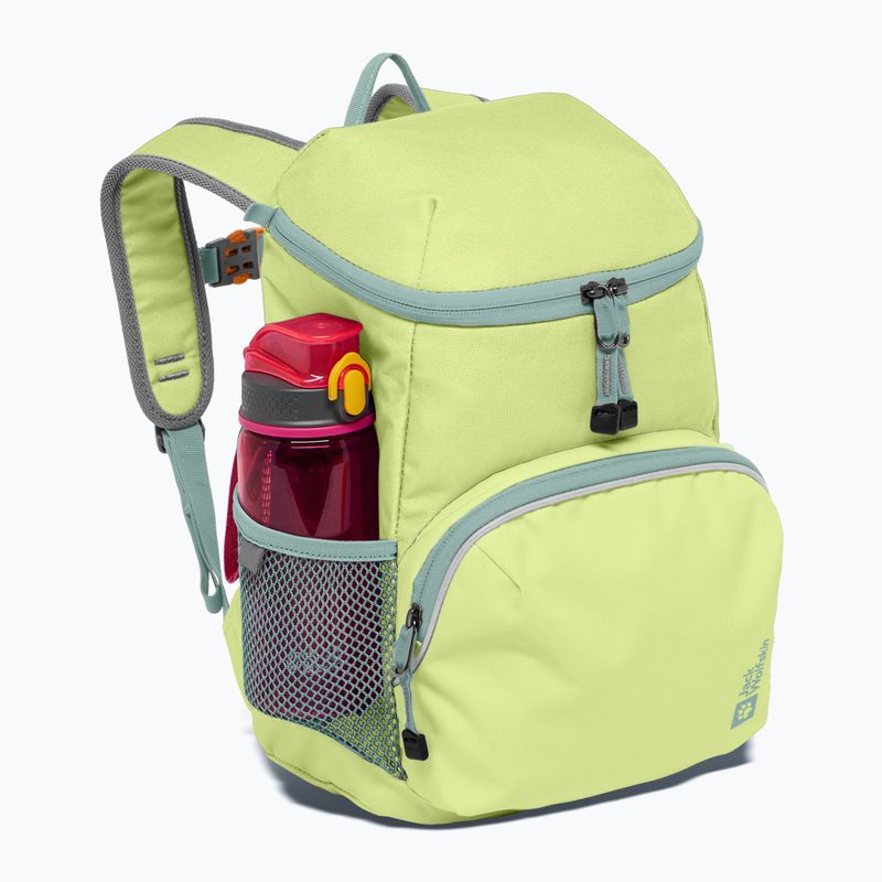 Jack Wolfskin Erlebnis 11 l hűvös matcha gyermek városi hátizsák 3