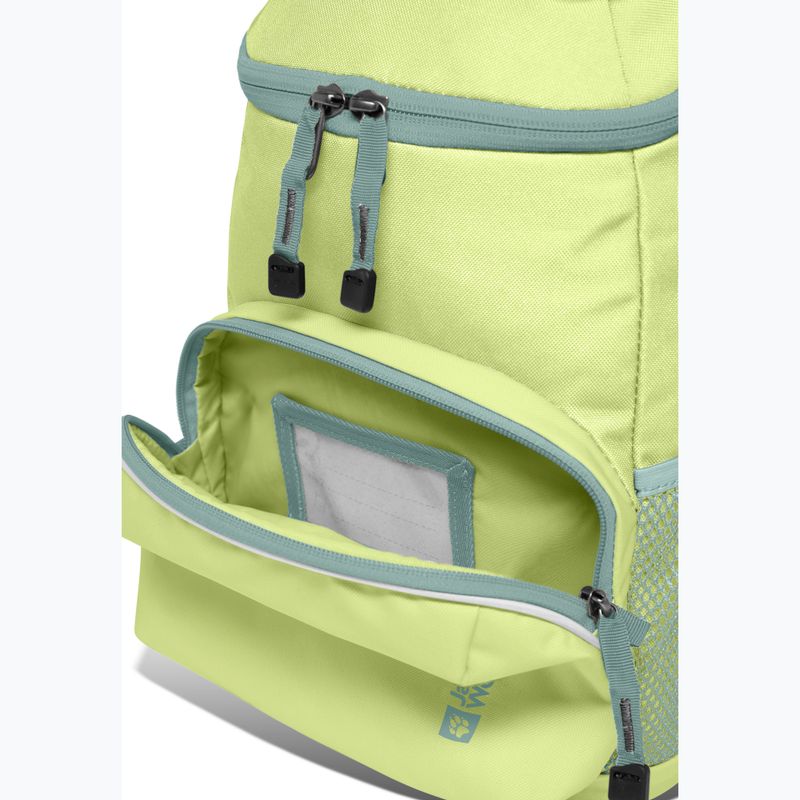 Jack Wolfskin Erlebnis 11 l hűvös matcha gyermek városi hátizsák 6