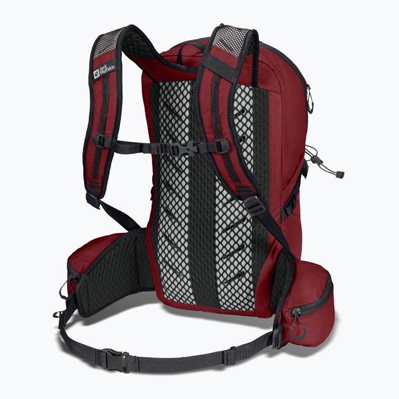 Jack Wolfskin Cyrox Shape 20 l túra hátizsák mély rubin színű 2