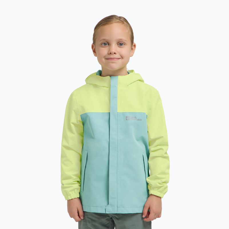 Jack Wolfskin gyermek esőkabát Tucan soft jade