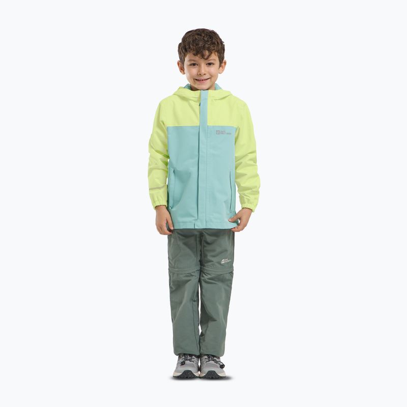 Jack Wolfskin gyermek esőkabát Tucan soft jade 6