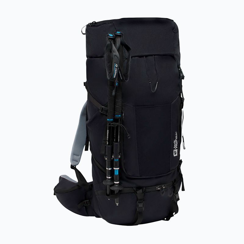 Jack Wolfskin Trailflair Pro 60 l fekete túrahátizsák 2