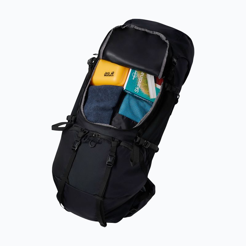 Jack Wolfskin Trailflair Pro 60 l fekete túrahátizsák 8