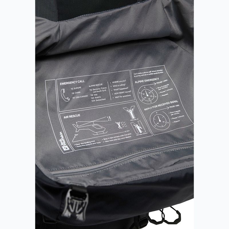 Jack Wolfskin Trailflair Pro 60 l fekete túrahátizsák 13