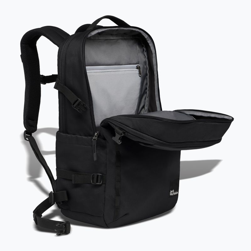 Jack Wolfskin Sierra 32 l városi hátizsák fekete 9