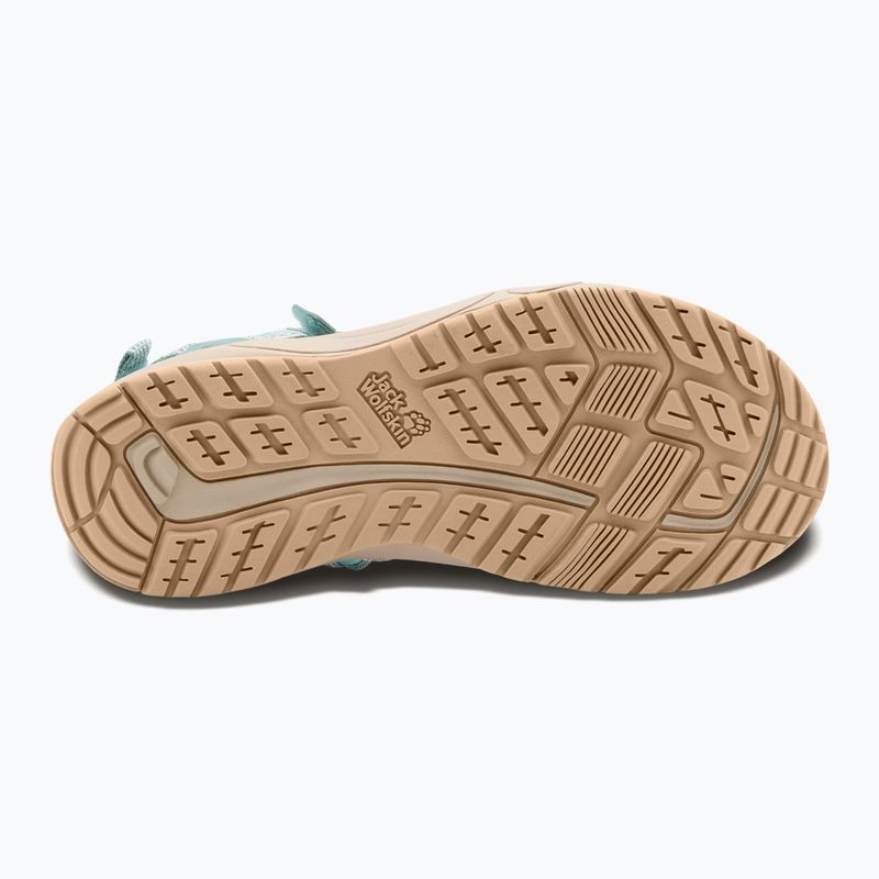 Jack Wolfskin női Lakewood Ride puha jade szandálok 6