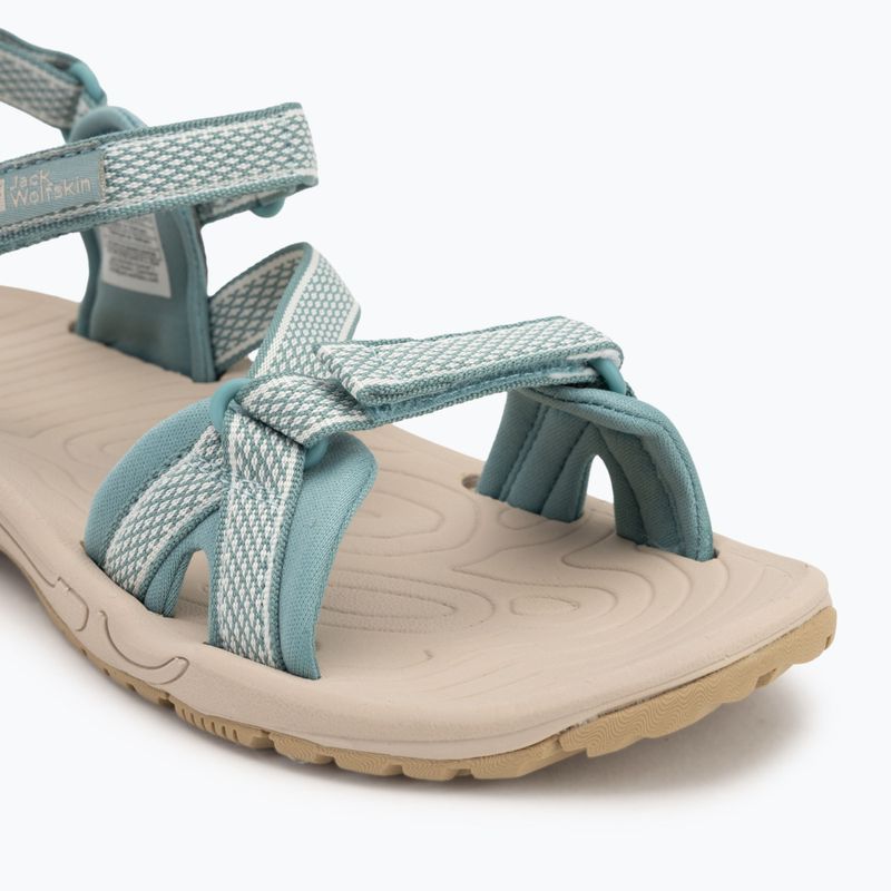 Jack Wolfskin női Lakewood Ride puha jade szandálok 7