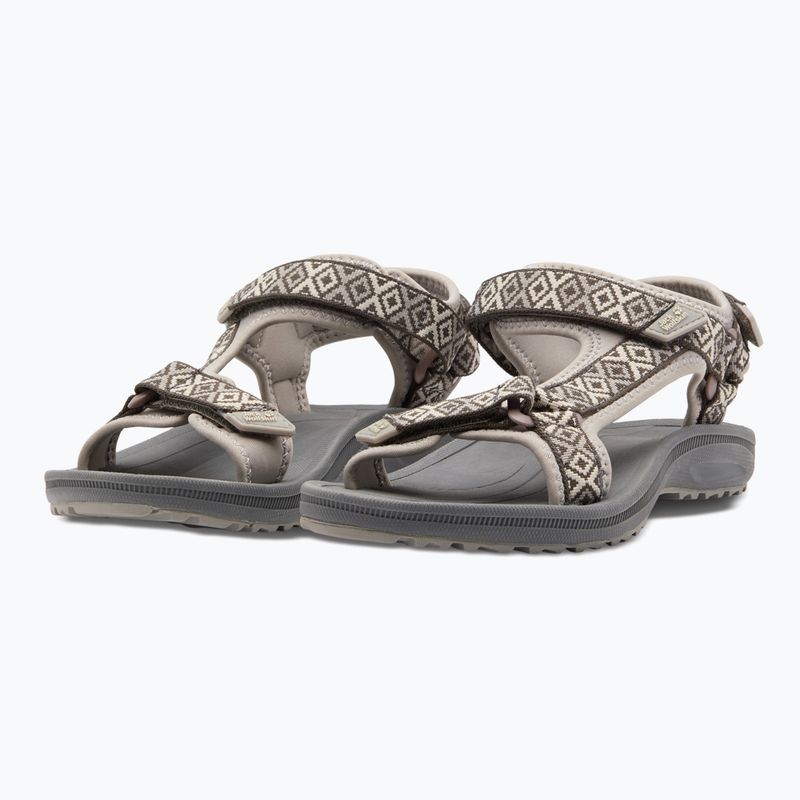 Jack Wolfskin női Wave Breaker hideg kávé szandál 3