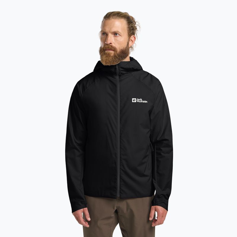Jack Wolfskin férfi Prelight Octa fekete szélkabát