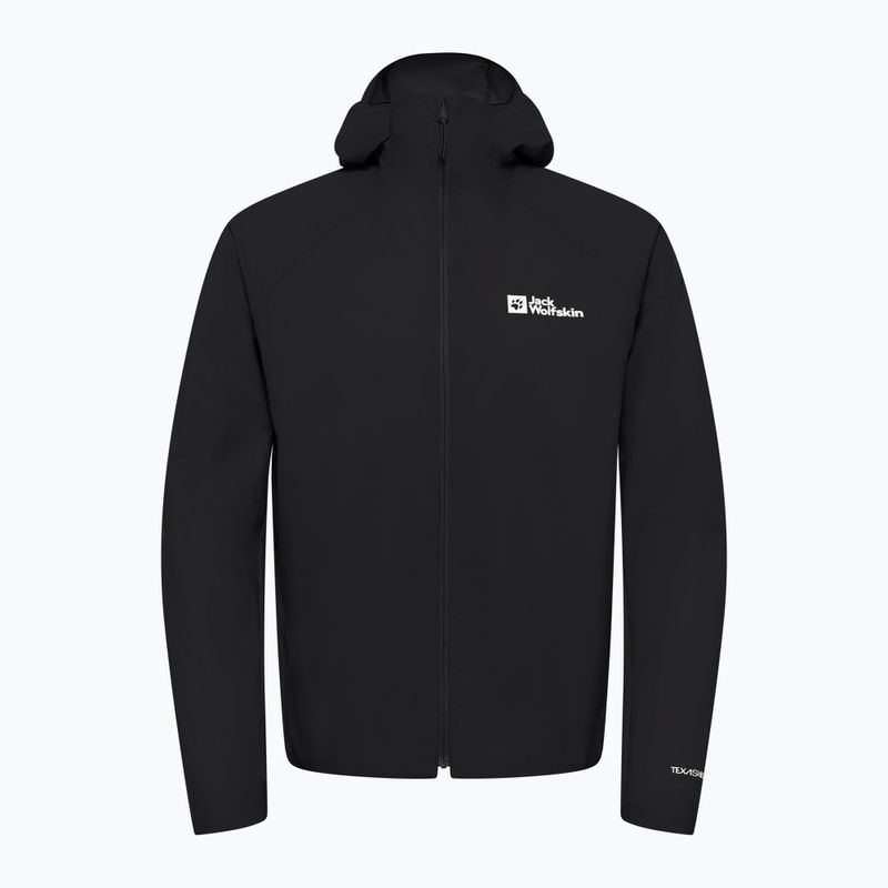 Jack Wolfskin férfi Prelight Octa fekete szélkabát 6