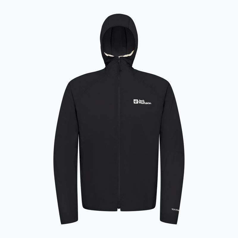 Jack Wolfskin férfi Prelight Octa fekete szélkabát 7