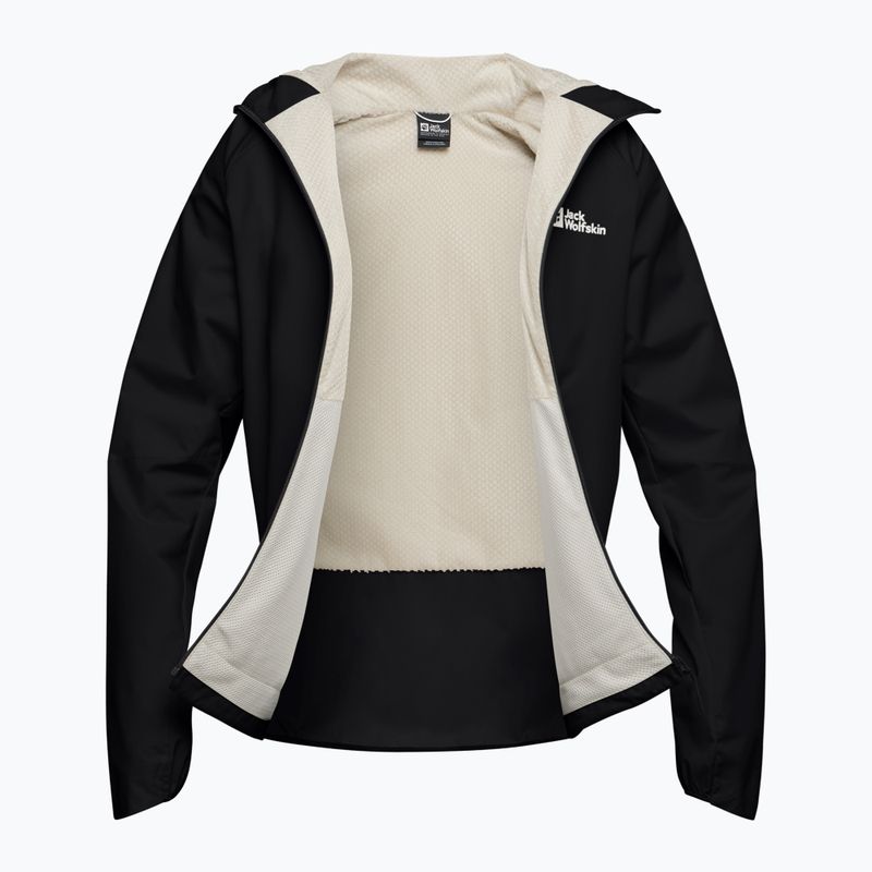 Jack Wolfskin férfi Prelight Octa fekete szélkabát 9
