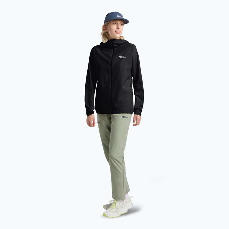Jack Wolfskin női széldzseki Prelight Octa fekete 2